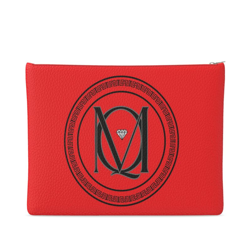 Lady MALEQU Leather Clutch Bag