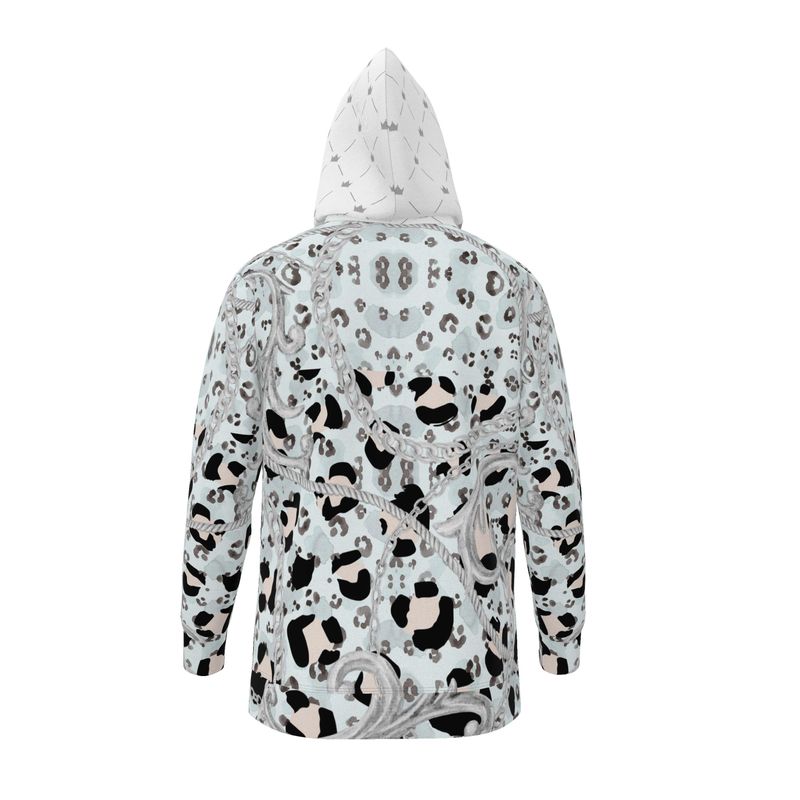 MALEQU Men Zip Up Hoodie