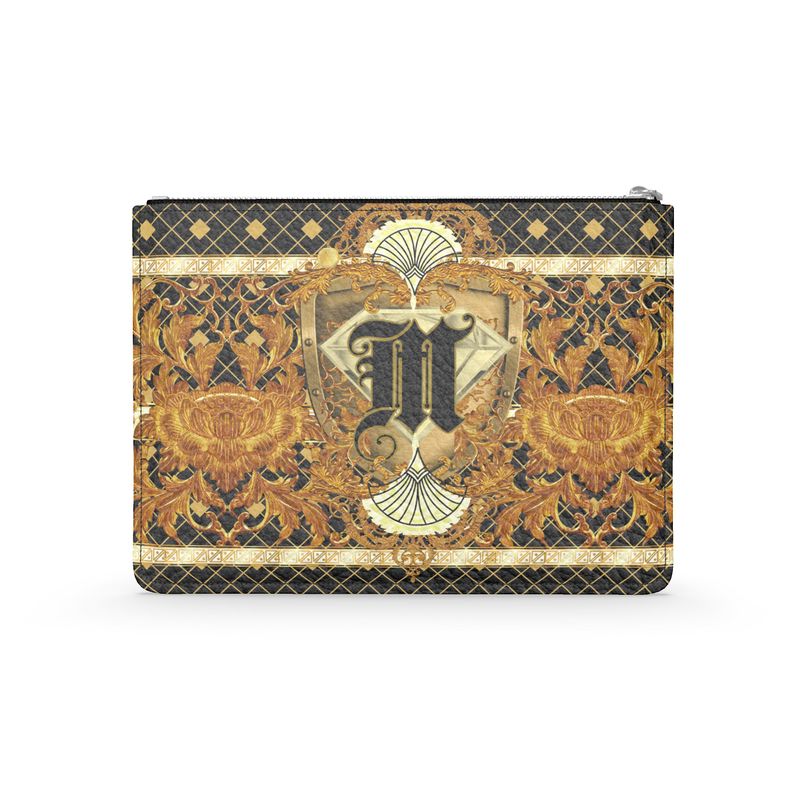 Lady MALEQU Leather Clutch Bag