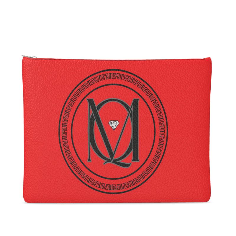 Lady MALEQU Leather Clutch Bag