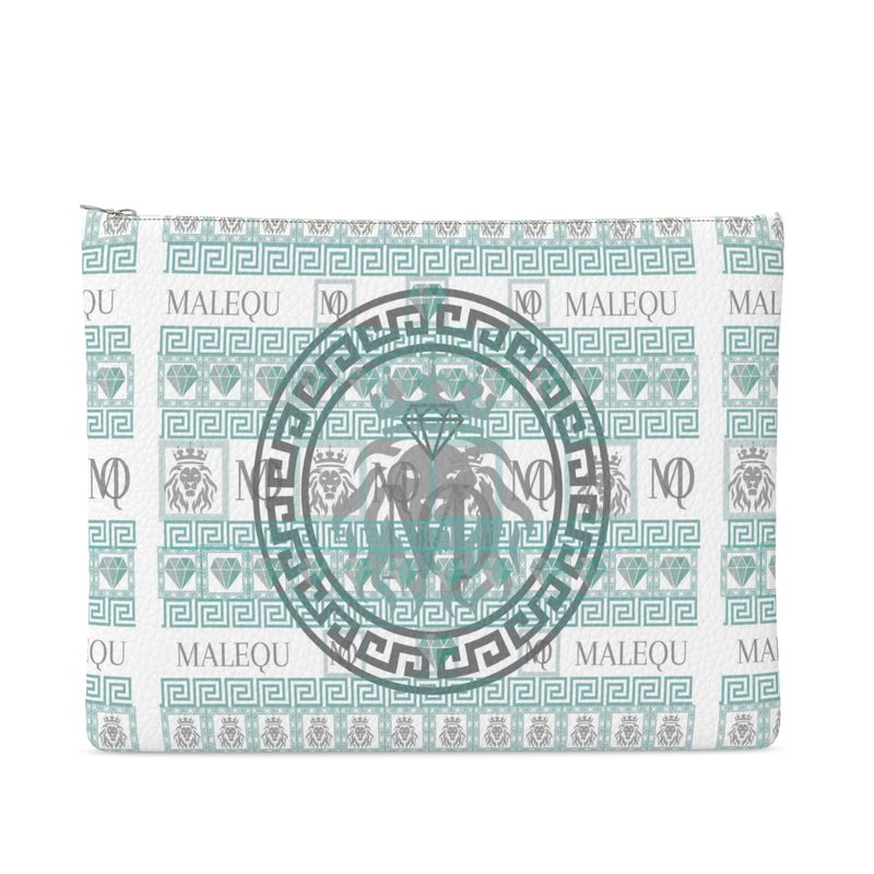 Lady MALEQU Leather Clutch Bag