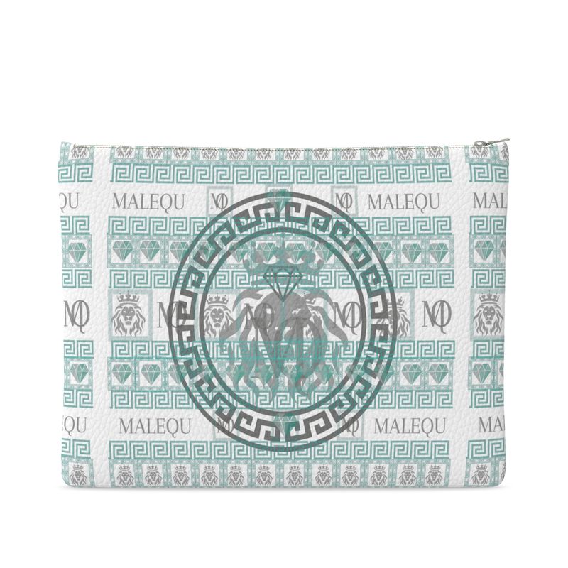 Lady MALEQU Leather Clutch Bag