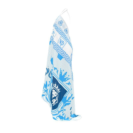 Halterneck backless dress