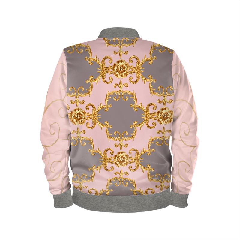 Mens Reversible Silk Bomber Jacket