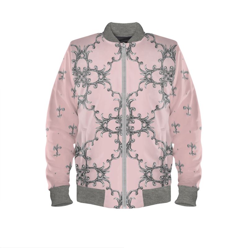 Mens Reversible Silk Bomber Jacket