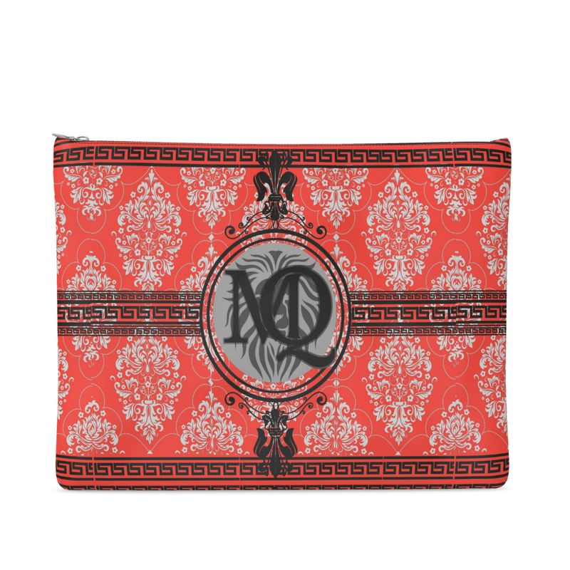 Lady MALEQU Leather Clutch Bag