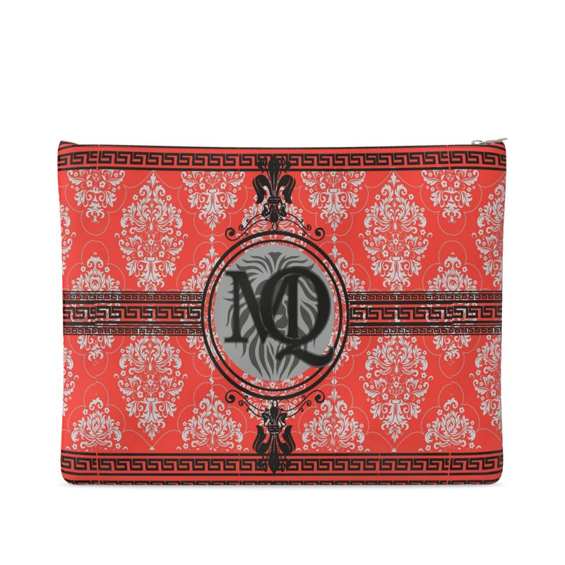 Lady MALEQU Leather Clutch Bag